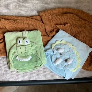 Pottery Barn Kids animal towels